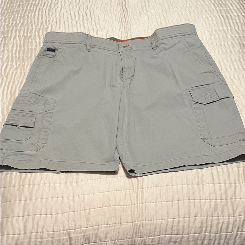 Weatherproof Light Gray Cargo Shorts